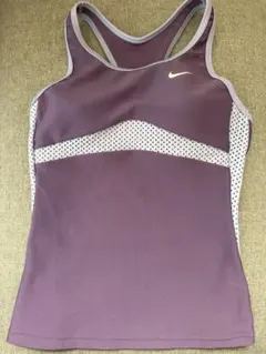 Nike 紫 タンクトップ ドット柄
