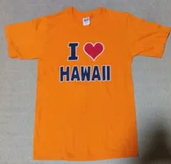 I ♥ HAWAII Tシャツ オレンジ色 Sサイズ anvilのサムネイル