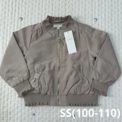 【新品】 SS,100-110)エニィファム　ガーリー MA-1 ジャケット