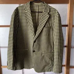 UNIQLO ユニクロ　MARNI マルニ　チェック　テーラードジャケット　黄色