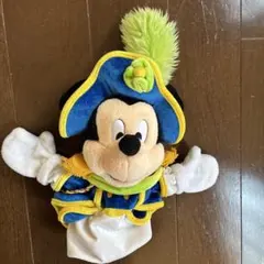ミッキーマウス ぬいぐるみ 帽子付き　パペット