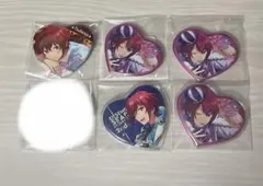 あんスタ　朱桜司　ハート缶バッジ