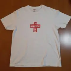 SUPREME20AWCross Box Logo Tee(M)