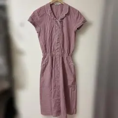 INGEBORG ギンガムチェック 半袖ワンピース