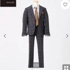 BTZ+LUXEグレーチェック スーツ スーツイオン2025 110cm
