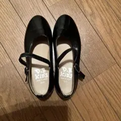 D.B. KIDS ブラック フォーマルシューズ