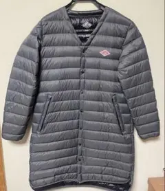 DANTON インナーダウンロングジャケット　ダークグレー　34