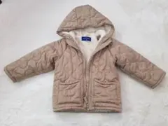 ベビー　アウター　ジャケット　ベージュ　90 フード付き