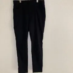 ブラックカジュアルパンツ スリムフィット