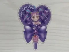映画キミとアイドルプリキュア うちわ型クリアカード 入場特典 キュアキュンキュン