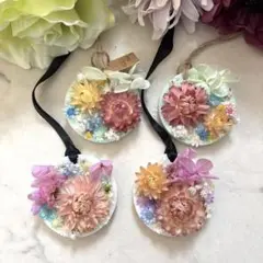 #764 ブーケ♡アロマワックスサシェ　アロマワックスバー 4個セット
