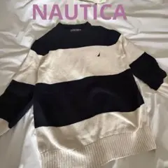 限定セール！ノーティカ　NAUTICA コットンニット　セーター　ボーダー