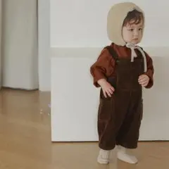 anggo コーデュロイサロペ