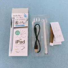iPad用 高感度タッチペン USBケーブル付