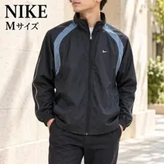 【美品】NIKE ナイキ ポリエステル　ジャケット M メンズ グレー
