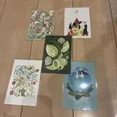 Toshiyuki Fukuda 福田利之　イラストポストカード 5枚セットのサムネイル