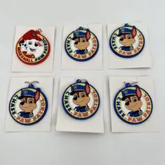 かっぱ寿司×PAW PATROL ラバーキーホルダー 6個セット マーシャル