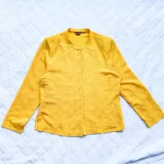 90s vintage ジャガード織り ノーカラー レトロ アーカイブのサムネイル