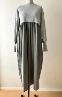 SHOO-LA-RUE 切替ロングワンピース 体型カバー M