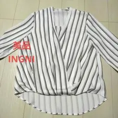 美品　INGNI ストライプブラウス レディース　 M size　トップス