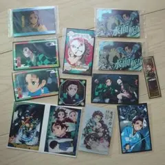 鬼滅の刃 竈門炭治郎 ステッカー シール カード セット 無限列車編 まとめ