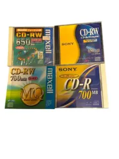 Maxell SONY CD-R CD-RW メディア 4枚セット