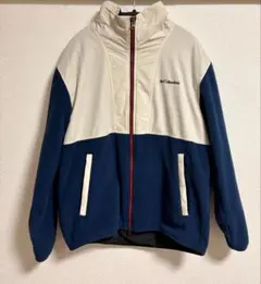 Columbia フリースジャケット ネイビー/アイボリー