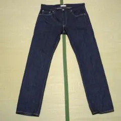 ユニクロ　セルビッジ　W34　レギュラー　ストレート　赤耳　カイハラ