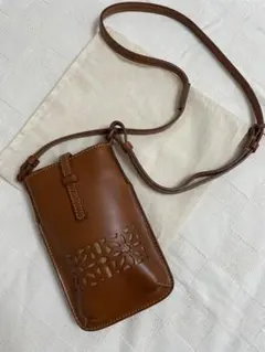 未使用品 genten ゲンテン ボールドカットワーク ショルダー スマホ