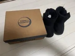 TOWN & COUNTRY キッズブーツ ブラックのサムネイル