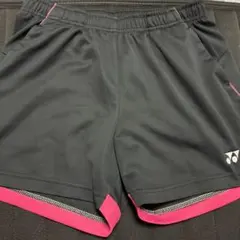 YONEX ハーフパンツ ブラック/ピンク JP O
