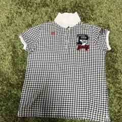 PEARLY GATES チェック柄 半袖ポロシャツ サイズ2