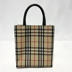 極美品 バーバリー ノバチェック ミニトートバッグ ハンドバッグのサムネイル