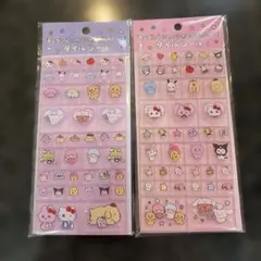 チェゴシム×サンリオキャラクターズ　タイルシール2シートセット