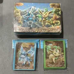 ポケモンカード　デッキシールド　ダブルデッキケース　リーフィア　グレイシア