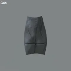 Cos wide gray trousers slacks