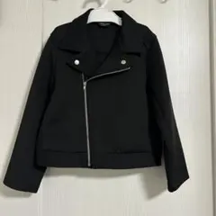 コムサイズム 120cm ブラック ライダース ジャケット ブルゾン