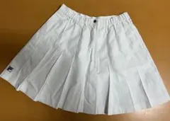 FILA ホワイト プリーツスカート
