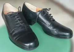 ing レースアップパンプス ブラック 23cm