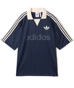 adidas 襟付きゴーリートップ Mサイズ ブルー Tシャツ 半袖