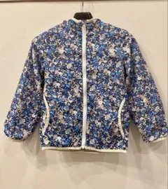 【子供用130】花柄フード付きウィンドブレーカー