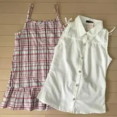 【新品タグ付き】ワンピース2点セット　女の子　160㎝