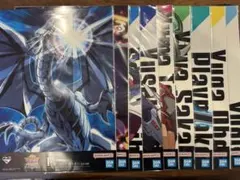 遊戯王　三幻神顕現F賞クリアポスター×9種G賞（ミニタオルコレクション）×1種