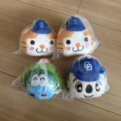 セリーグプロ野球 マスコット ぬいぐるみキーホルダー 4個セット　みーすけさま