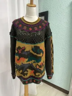 ヴィンテージ　ニット　個性的