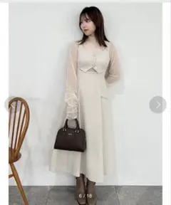 dazzlin オープンレイヤードジャンスカ アイボリー