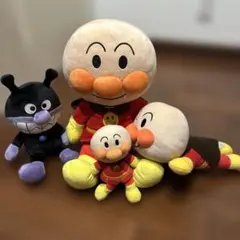 アンパンマン ぬいぐるみ 4体セット