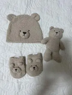 ジェラートピケベビー　くまさんセット　新生児