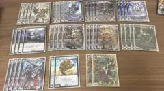 デュエマ　4Cモルネクデッキ&ドラグハート付き　スリーブ付き か*様 デュエマ 4Cモルネクデッキ&ドラグハート付き スリーブ付き