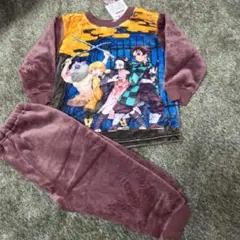 鬼滅の刃 パジャマ 90cmフリースパジャマ